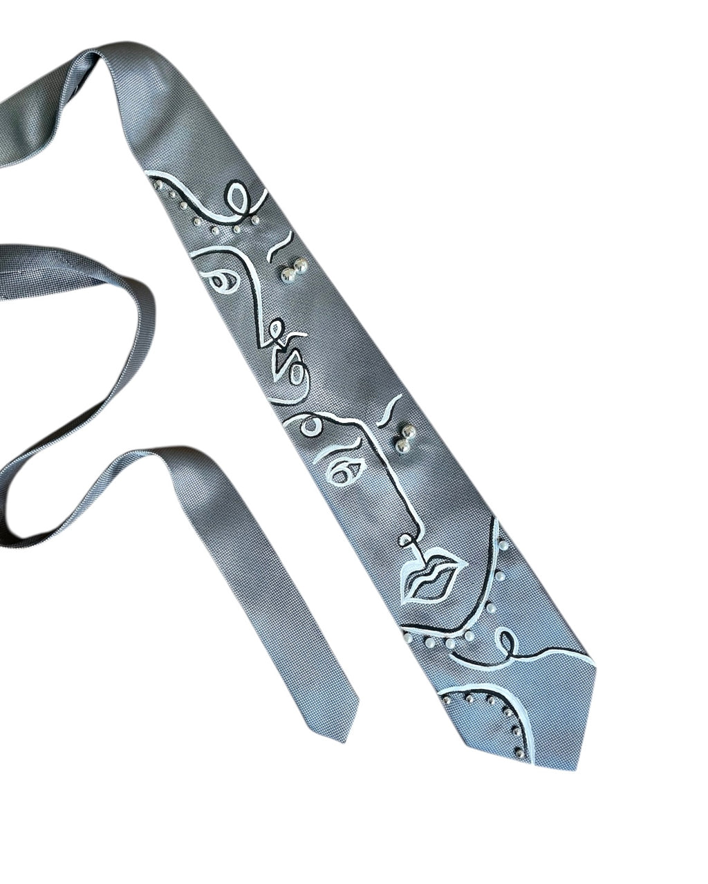 Cravate Grise